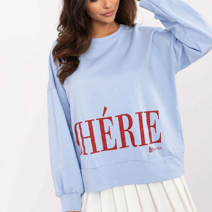 Pink Sweatshirt Model 207656 Cotton Spandex Blend Women