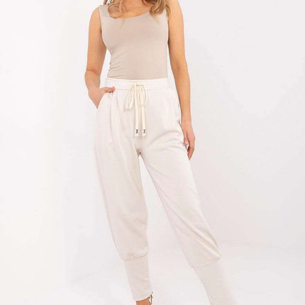 Women Tracksuit Trousers Model 207021 High Waist Comfort