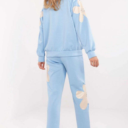 Womens Tracksuit Set 208147 Viscose Cotton Blend Beige