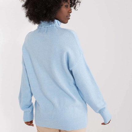 Knitted Turtleneck Pullover Sweater