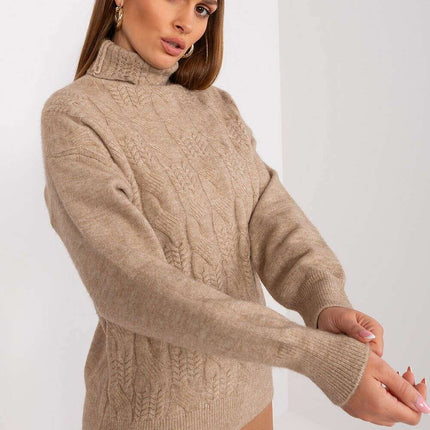 Knitted Turtleneck Pullover Sweater