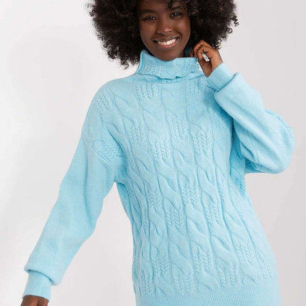 Knitted Turtleneck Pullover Sweater