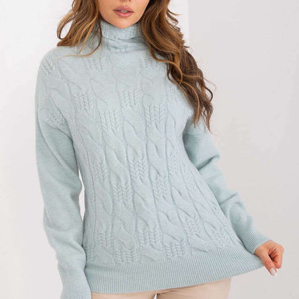Knitted Turtleneck Pullover Sweater