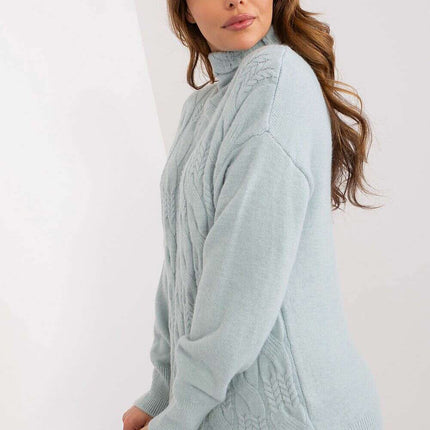 Knitted Turtleneck Pullover Sweater