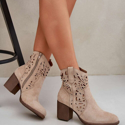 Heel boots model 208458