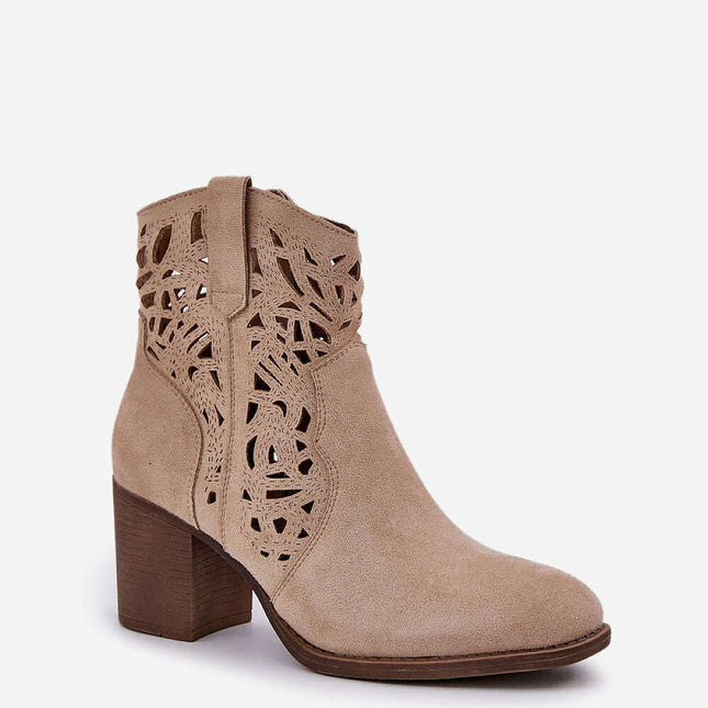 Heel boots model 208458