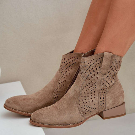 Heel boots model 208461