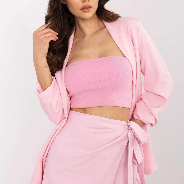 Skirt Pants Model 208510 Elegant Pink Women Trousers