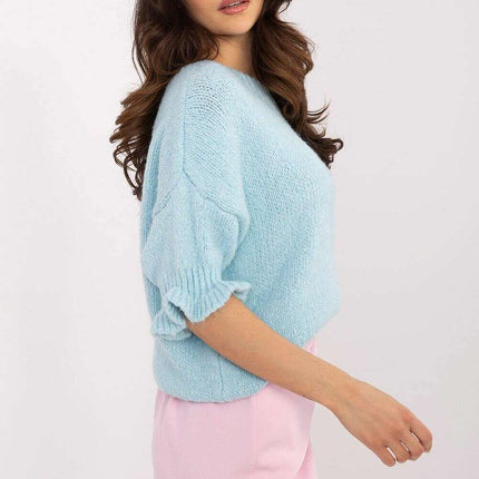 Pink Jumper 208515 Women Knit Sweater Soft Warm Blend