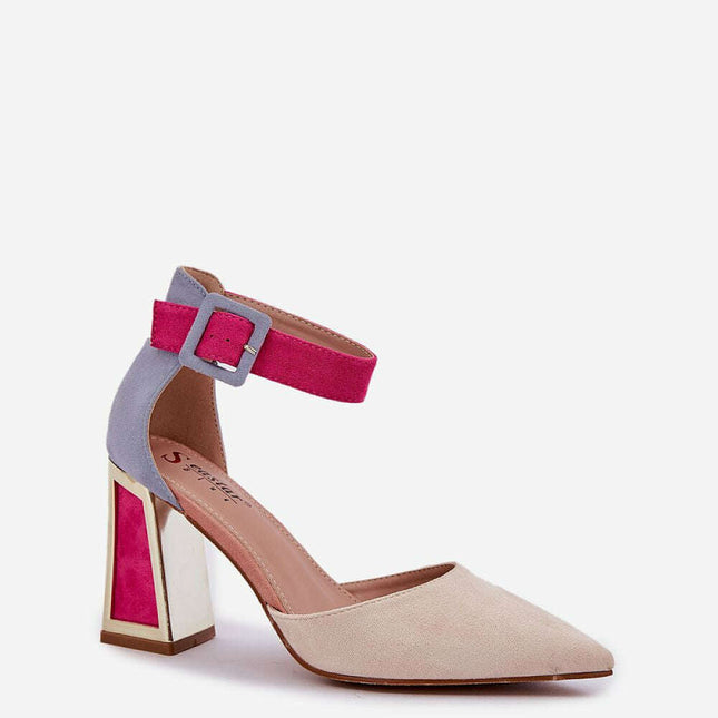 Heel sandals model 208672