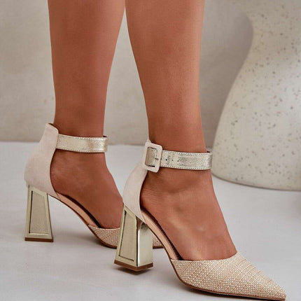 Heel sandals model 208674