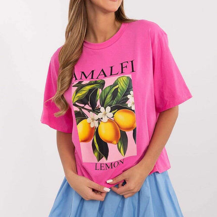 T Shirt Model 208715 Printed Front Bold Lettering For Women