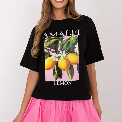 T Shirt Model 208715 Printed Front Bold Lettering For Women