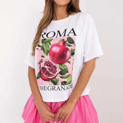 T Shirt Model 208715 Printed Front Bold Lettering For Women