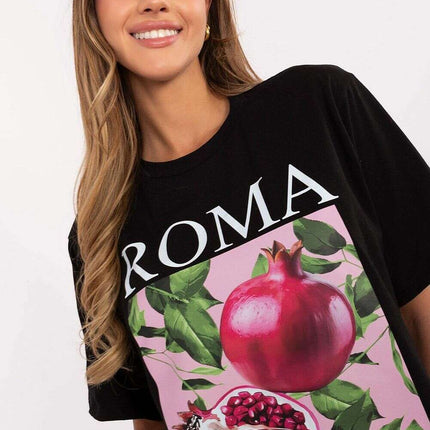 T Shirt Model 208715 Printed Front Bold Lettering For Women