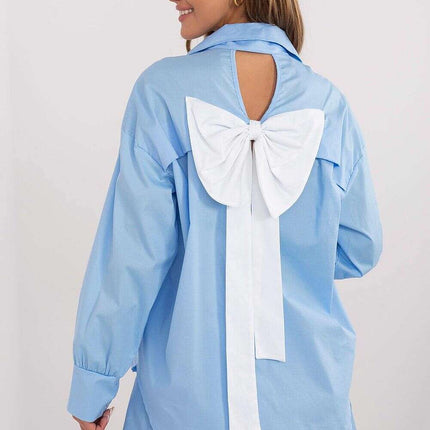 Long Sleeve Shirt Model 208721 Oversized Cotton For Women