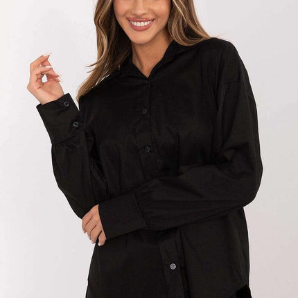 Long Sleeve Shirt Model 208721 Oversized Cotton For Women