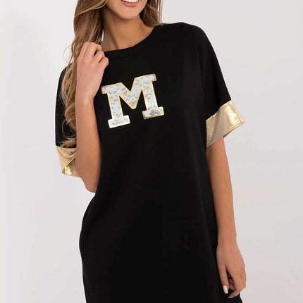 Beige Daydress Model 208971 Oversized Sweatshirt Dress