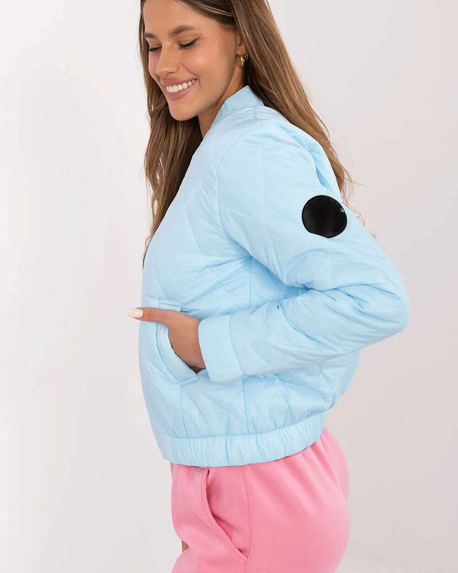 Womens Bomber Jacket 208982 Nylon Wind Resistant Short