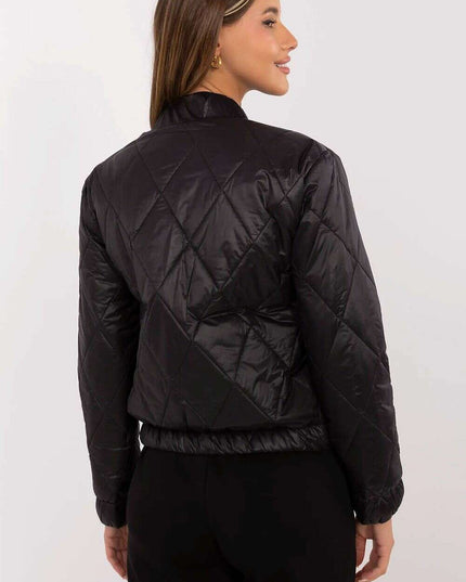 Womens Bomber Jacket 208982 Nylon Wind Resistant Short