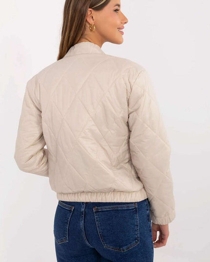 Womens Bomber Jacket 208982 Nylon Wind Resistant Short