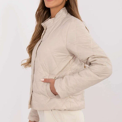 Women's Quilted Jacket 209162 Nylon Wind Resistant