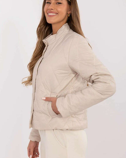 Women's Quilted Jacket 209162 Nylon Wind Resistant