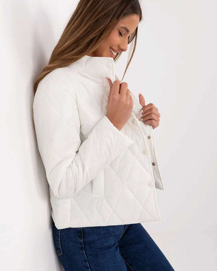 Women's Quilted Jacket 209162 Nylon Wind Resistant