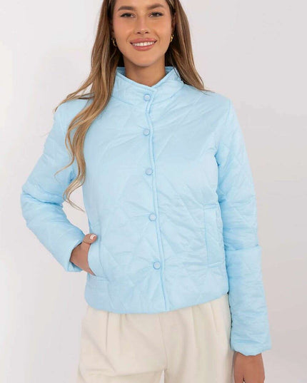 Women's Quilted Jacket 209162 Nylon Wind Resistant