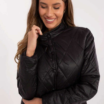 Women's Quilted Jacket 209162 Nylon Wind Resistant