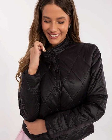 Women's Quilted Jacket 209162 Nylon Wind Resistant