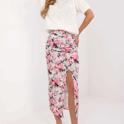 Black Midi Skirt Model 208949 For Women Elegant Versatile