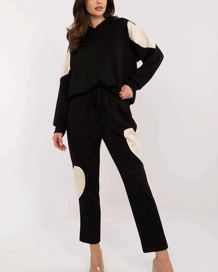 Womens Tracksuit Set With Hoodie And High Waisted Pants