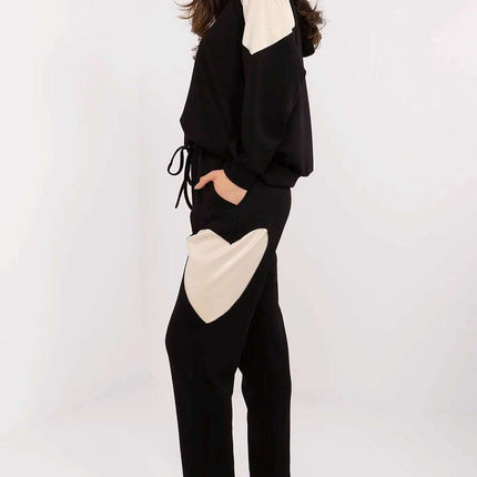 Womens Tracksuit Set With Hoodie And High Waisted Pants