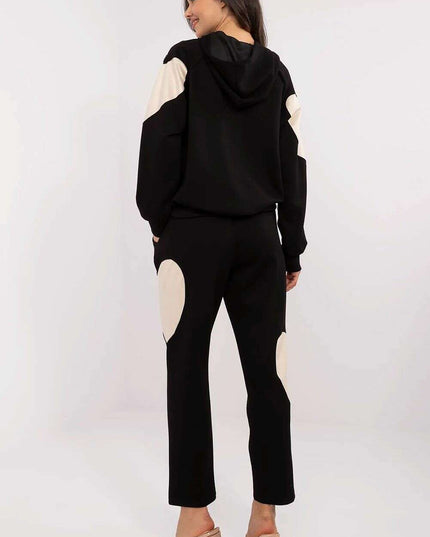 Womens Tracksuit Set With Hoodie And High Waisted Pants