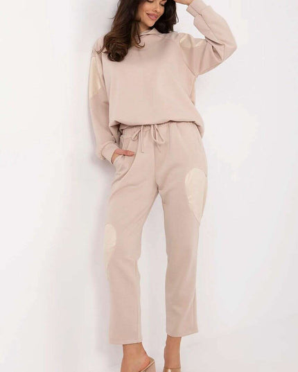Womens Tracksuit Set With Hoodie And High Waisted Pants