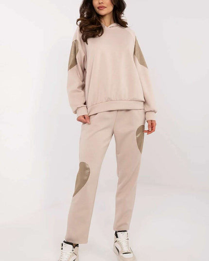 Womens Tracksuit Set With Hoodie And High Waisted Pants