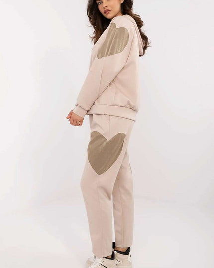 Womens Tracksuit Set With Hoodie And High Waisted Pants