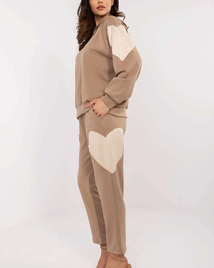 Womens Tracksuit Set With Hoodie And High Waisted Pants