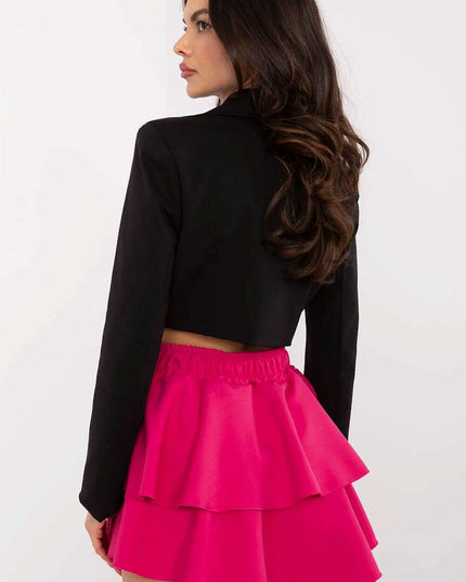 Pink Short Skirt Model 209208 Lightweight Flared Mini