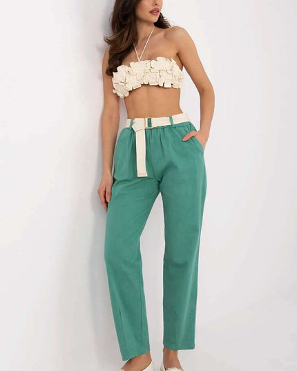 Women Trousers Model 208689 Black Polyester Blend Comfort