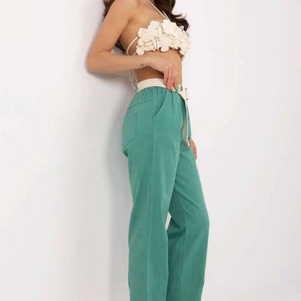 Women Trousers Model 208689 Black Polyester Blend Comfort