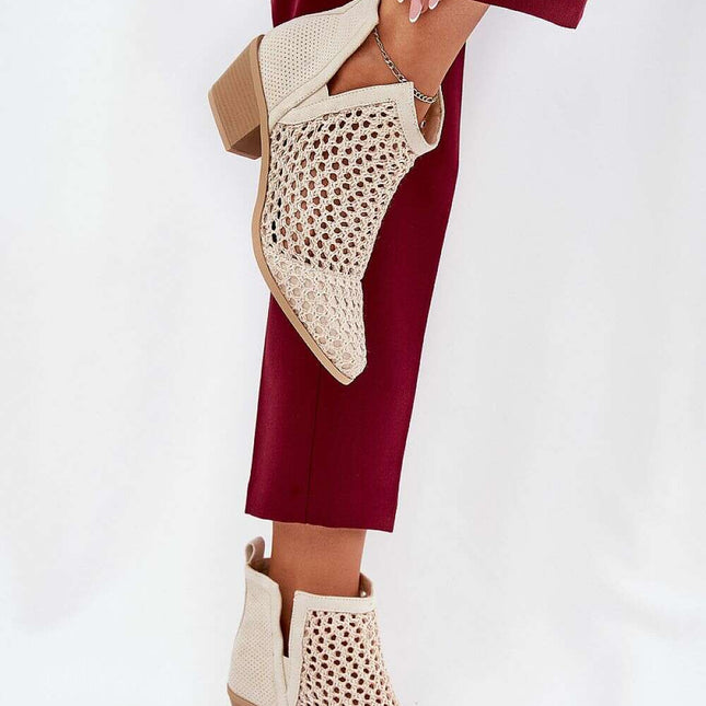 Heel boots model 209413