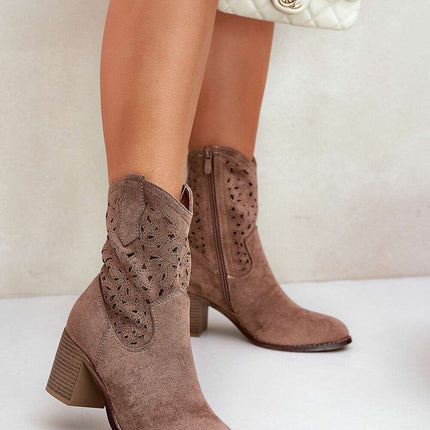 Heel boots model 209415