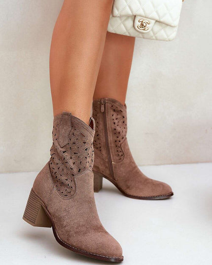 Heel boots model 209415