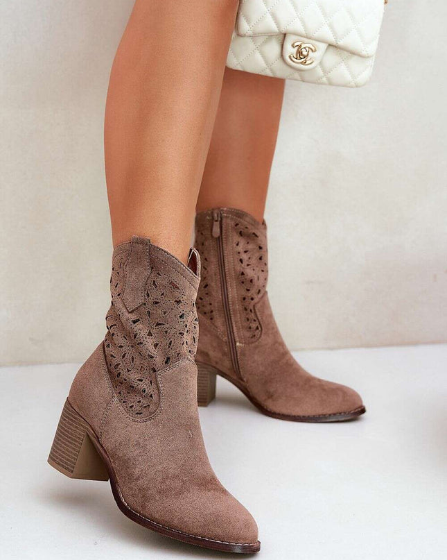 Heel boots model 209415