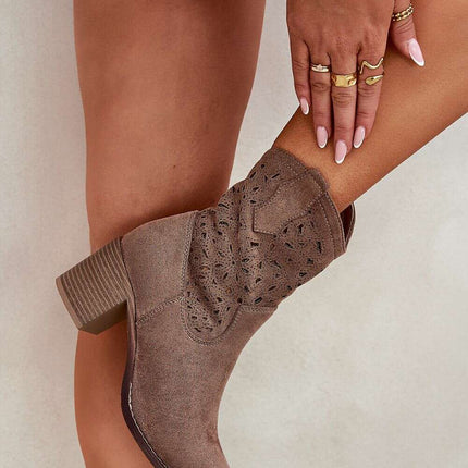 Heel boots model 209415
