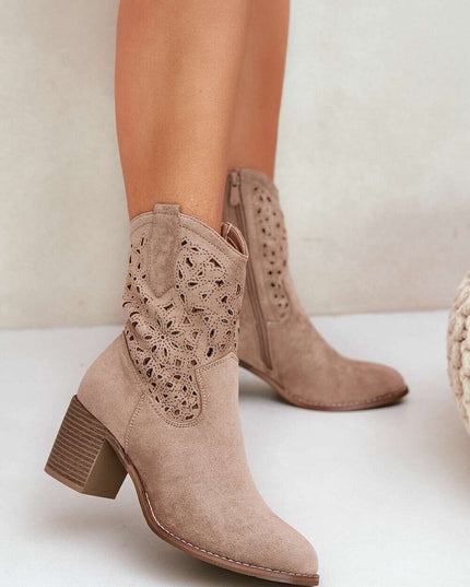 Heel boots model 209415