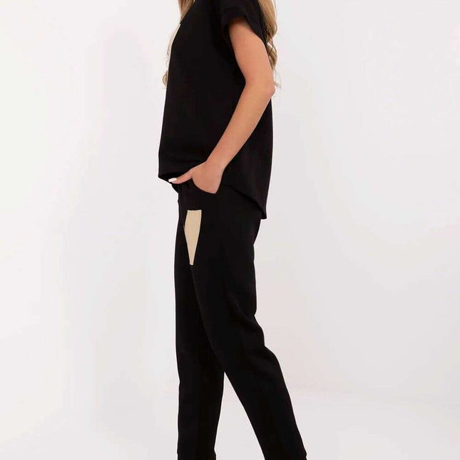 Set Model 209502 Women Blouse And Shorts Set Viscose Blend