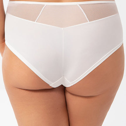 Gorsenia Lingerie Women's Comfort Fit Lace Trim Panties, Soft Cotton